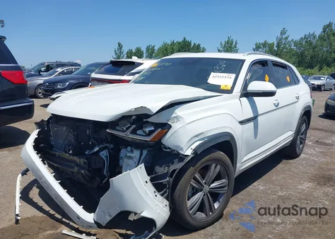 2022 Volkswagen Atlas Cross Sport 3.6L V6 Sel R-Line из США, поврежденный, VIN 1V2SE2CA1NC201324